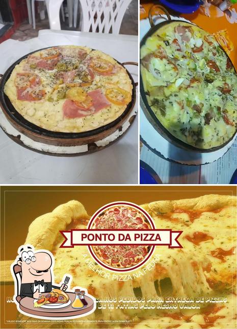 Pick pizza at Ponto da Pizza