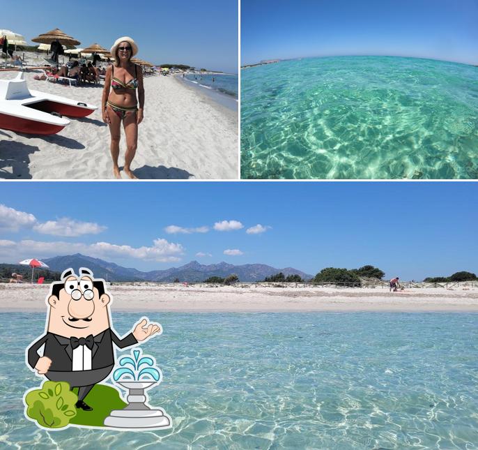 Gli esterni di Isuledda beach
