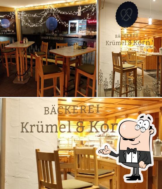 Die Inneneinrichtung von Bäckerei Krümel & Korn