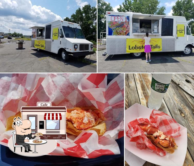 The image of Lobster Tales Food Truck’s exterior and food