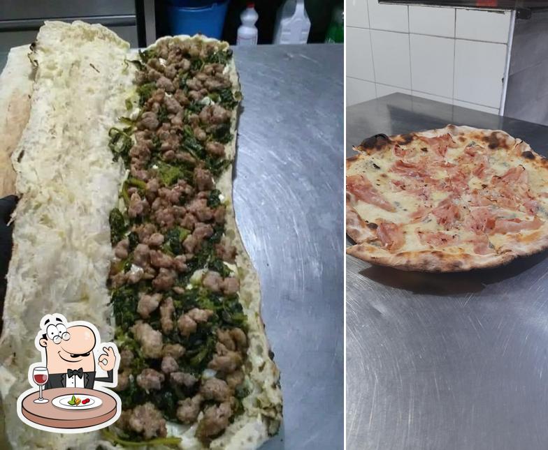 Cibo al Pizzeria A' Luna Rossa