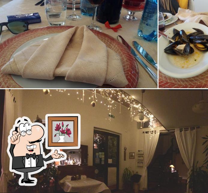 Tra le diverse cose da Villa Torre San Magno - Ristorante - Pizzeria si possono trovare la interni e frutti di mare