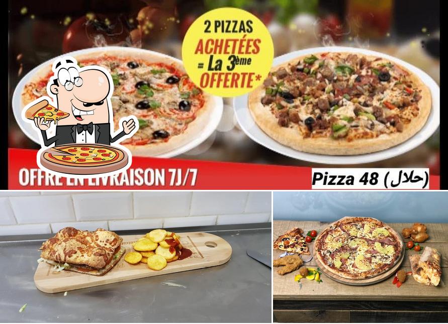 Essayez des pizzas à Pizza 48