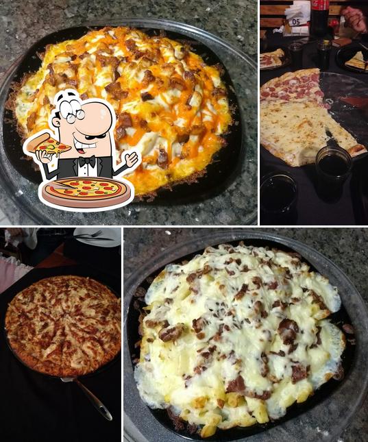 Experimente pizza no Baruque Pizza E Lanches