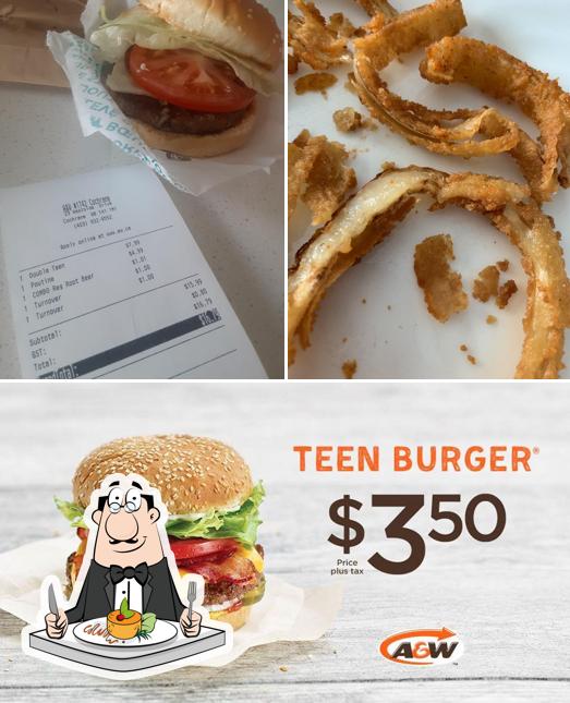 Food at A&W Canada