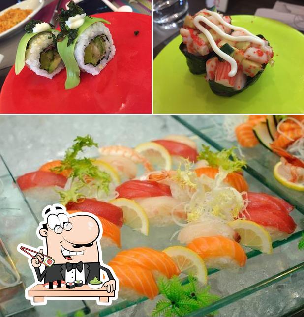 Scegli le varie opzioni di sushi