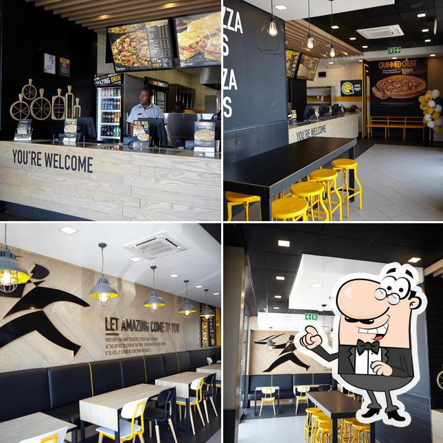 The interior of Debonairs Pizza