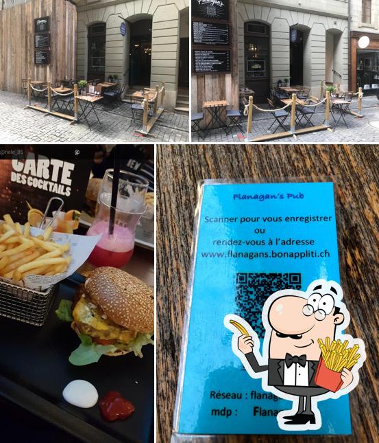 Assaggia le patatine fritte a Flanagan's