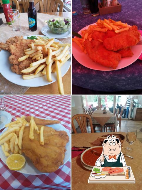 Fish and chips al Gostilna Meja