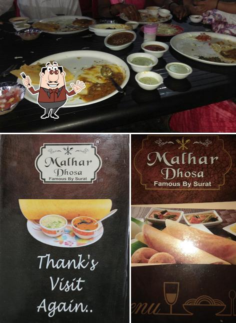 Food at Malhar Dhosa & Gardan Resturant