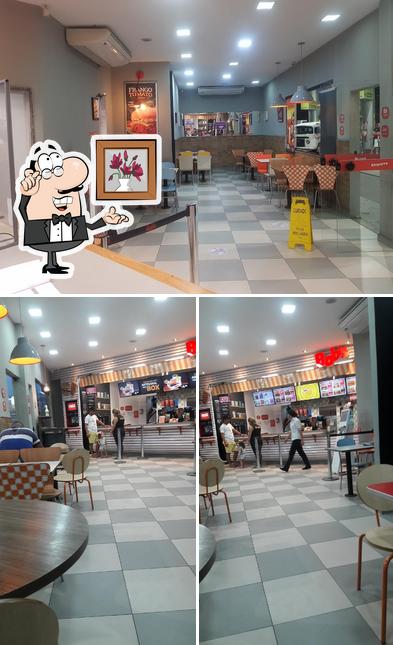 O interior do Bob's Burger - Drive Jardim Gramacho