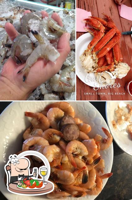 Закажите блюда с морепродуктами в "Fresh Market Seafood"