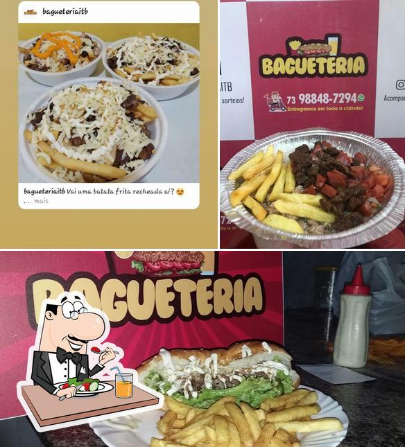 Comida em Bagueteria