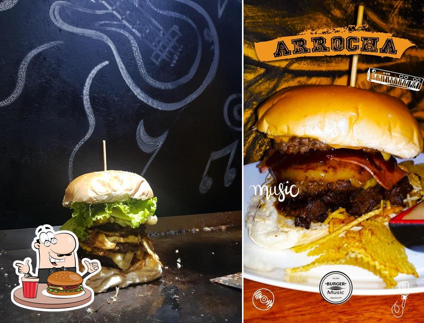 Os hambúrgueres do Burger Music - Capanema PA irão satisfazer diferentes gostos