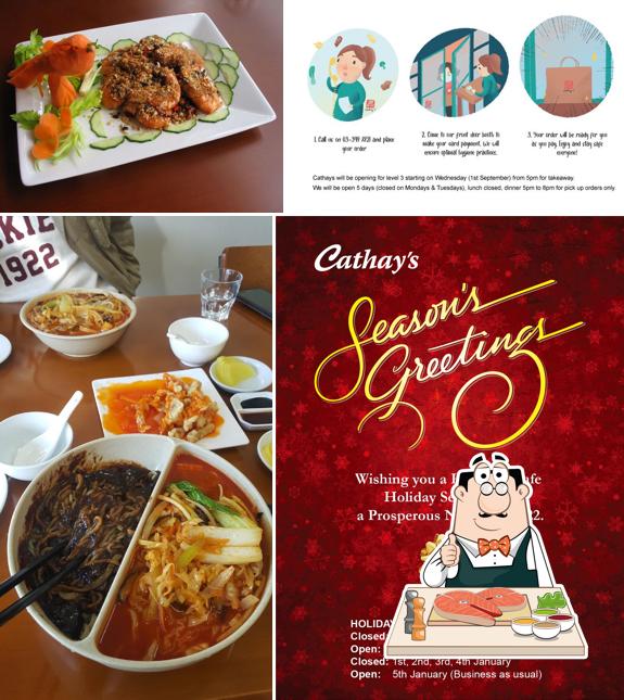 "Cathay's Restaurant" предоставляет меню для любителей рыбы