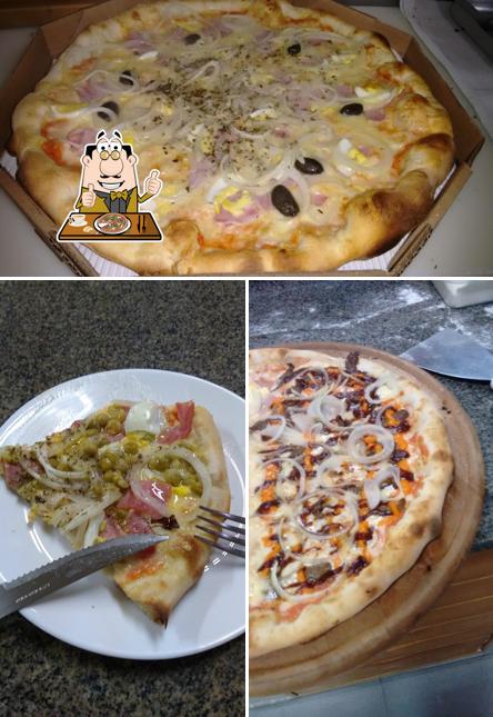 Consiga diferentes tipos de pizza