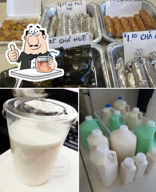 Estas son las fotos que muestran bebida y comida en Thanh Loi Tofu