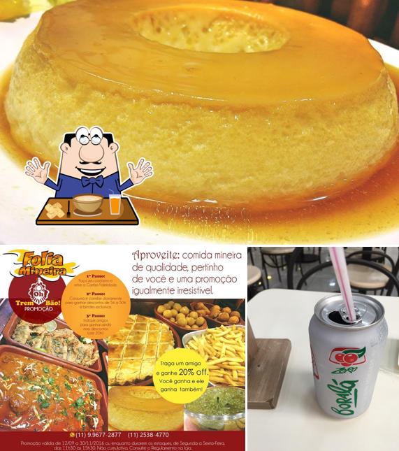 Esta é a foto ilustrando comida e interior a Restaurante Folia Mineira