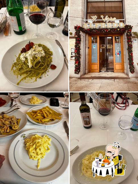 Platti al Ristorante Il Vero Alfredo