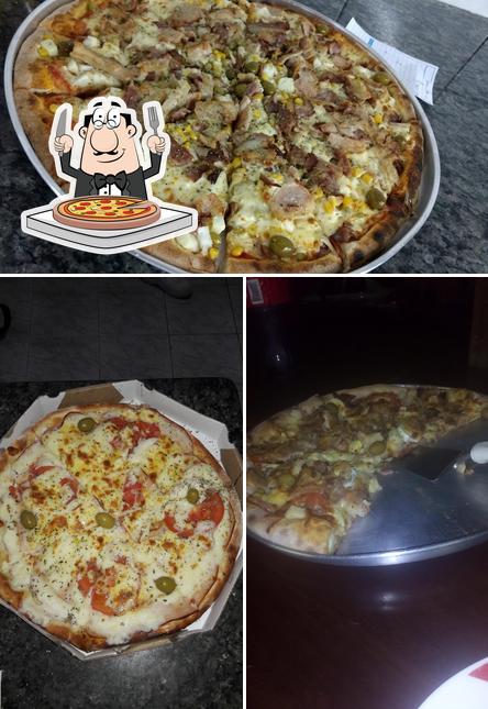 Escolha diversos tipos de pizza