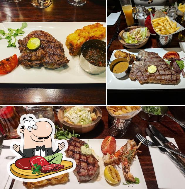 Get meat dishes at The Seven Mile Inn