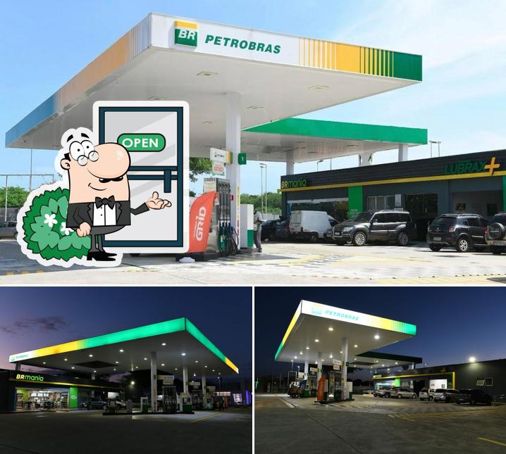 O exterior do Posto Petrobrás