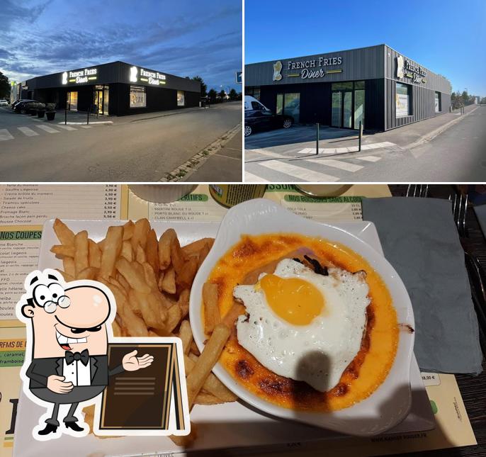 French Fries Diner FFD se distingue par sa extérieur et nourriture