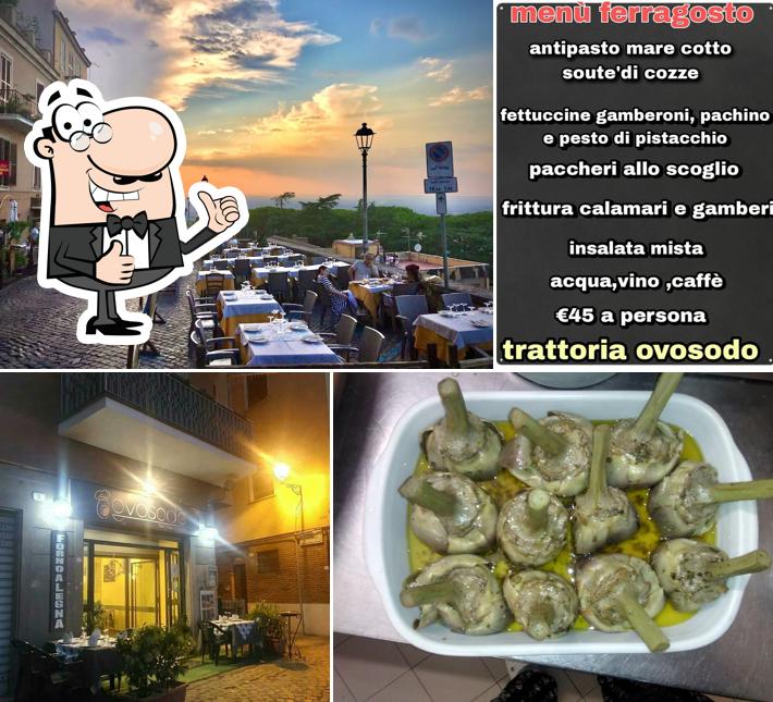 Взгляните на снимок ресторана "OVOSODO TRATTORIA PINSERIA"