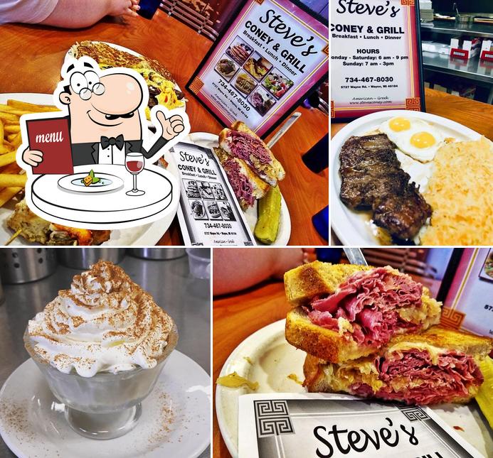 Meals at Steve's Coney Island