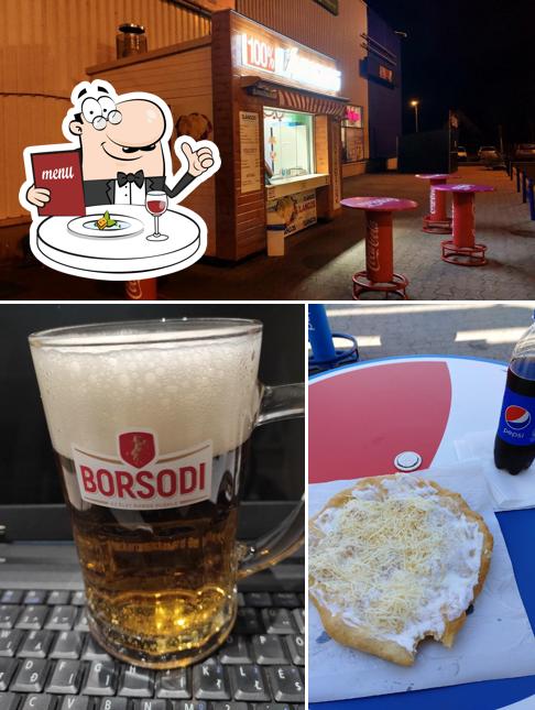 100% Lángos is distinguished by food and beer