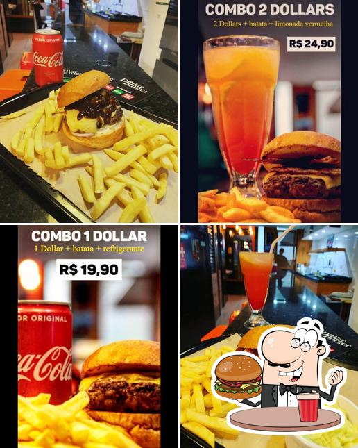 Consiga um hambúrguer no Dollar Burger