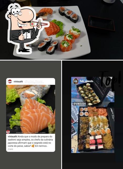 Experimente diversas opções de sushi