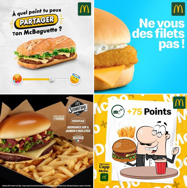 Prenez un hamburger à McDonald's