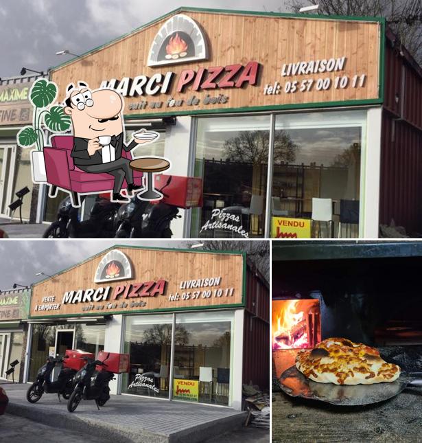 L'intérieur de Marci pizza Cauderan