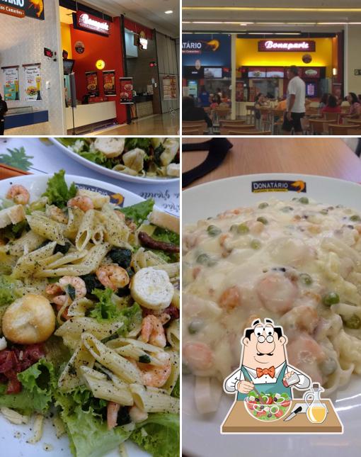 Salada grega em Bonaparte Shopping North Way