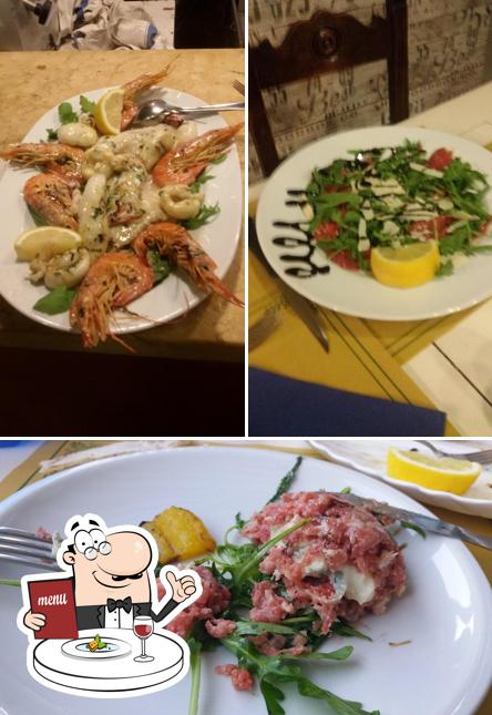 Platti al Pesce &Bistecca ASADOR DEL MARE: Orata Isolana Pizza Scoglio Aperetivi