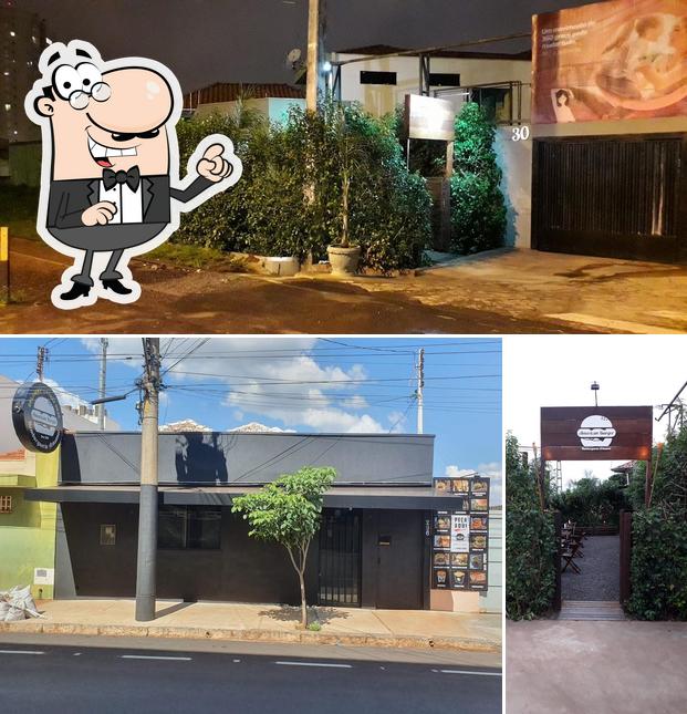 O exterior do American Burger