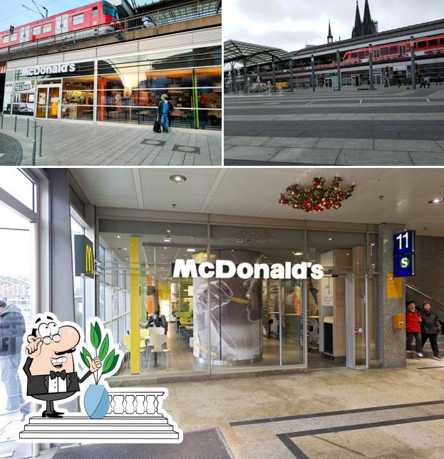 Profitez de la vue extérieure de McDonald's