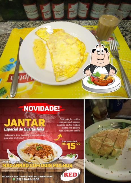 Comida em Red's Lanches