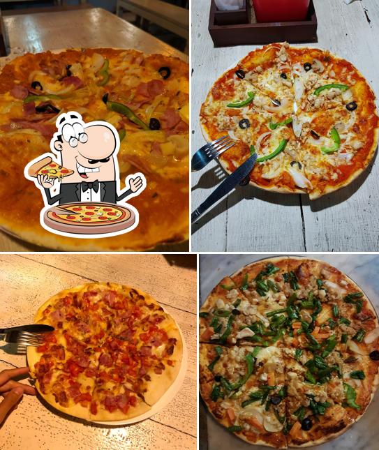 Pick pizza at Warung 96