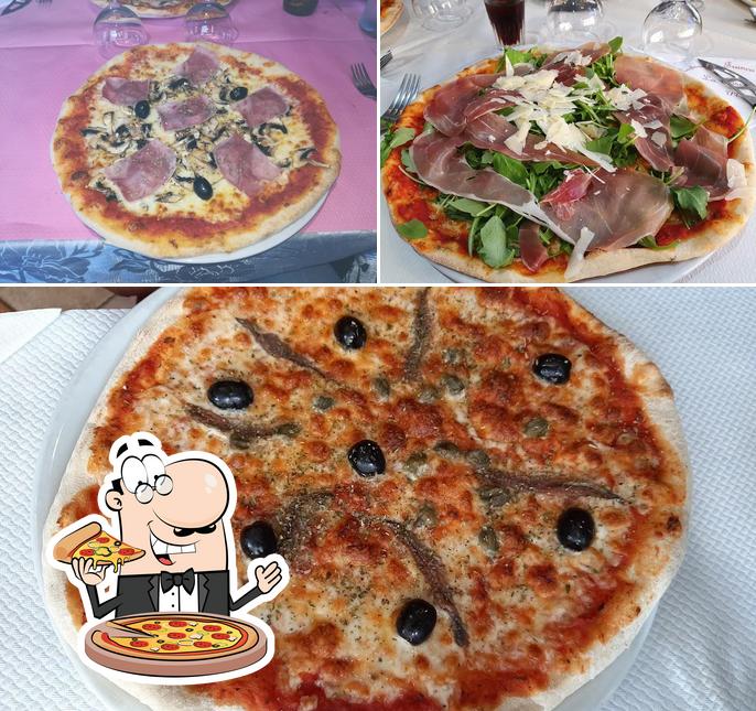 Prenez des pizzas à La Toscane