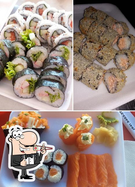 Experimente diferentes opções de sushi