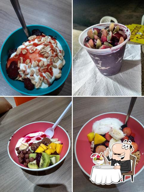 Nutriaçaí oferece uma escolha de pratos doces