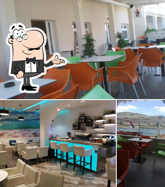 Gli interni di Bistro METAJNA