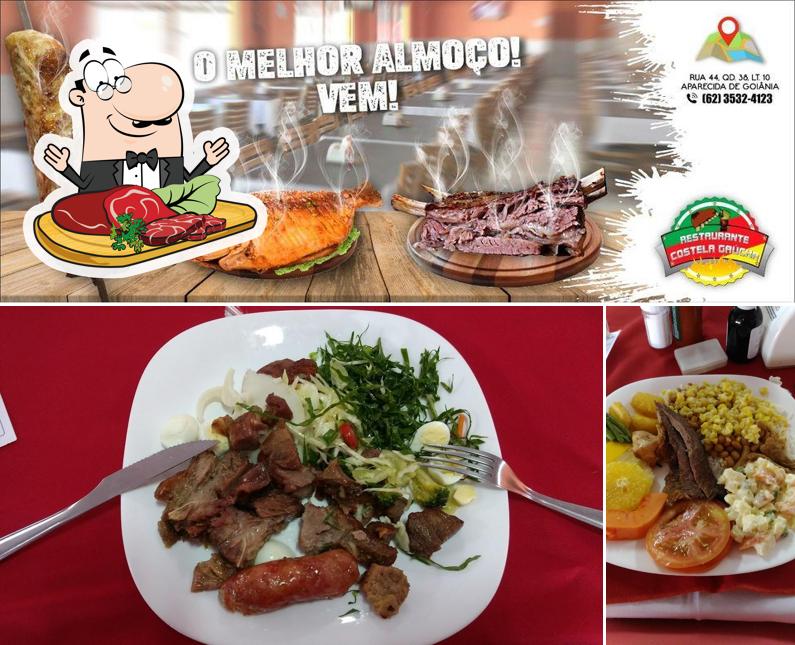 Experimente refeições de carne no Restaurante Costela Gaucha