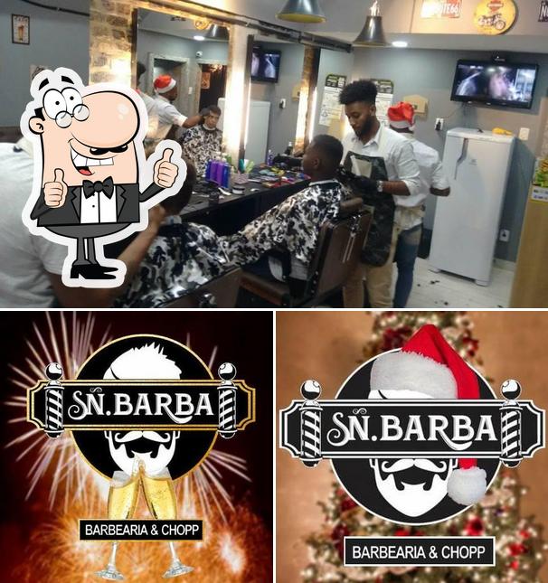 Look at this image of Sñ Barba - Barbearia & Chopp