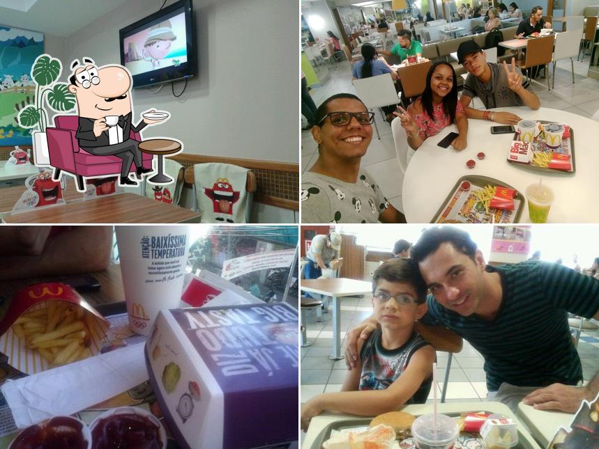 O interior do McDonald's