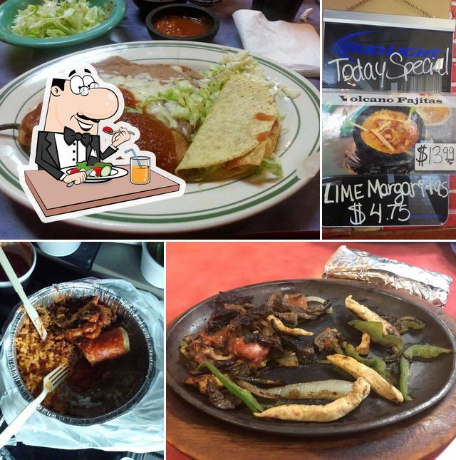 Food at Ortega’s Mexican Restaurant