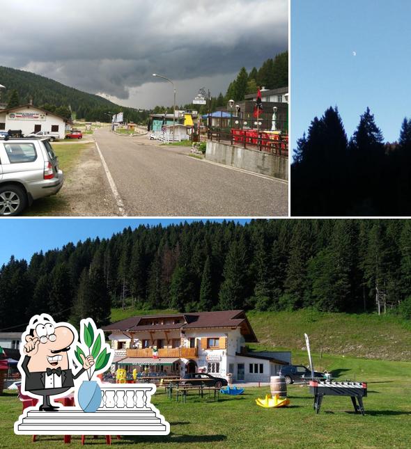 Goditi la vista dall'area esterna di Bar Ristorante Conca D'Oro - Dal Baffo