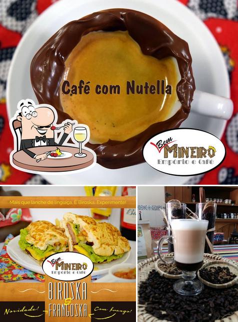 Dê uma olhada a foto apresentando comida e bebida no Bem Mineiro Empório & Café